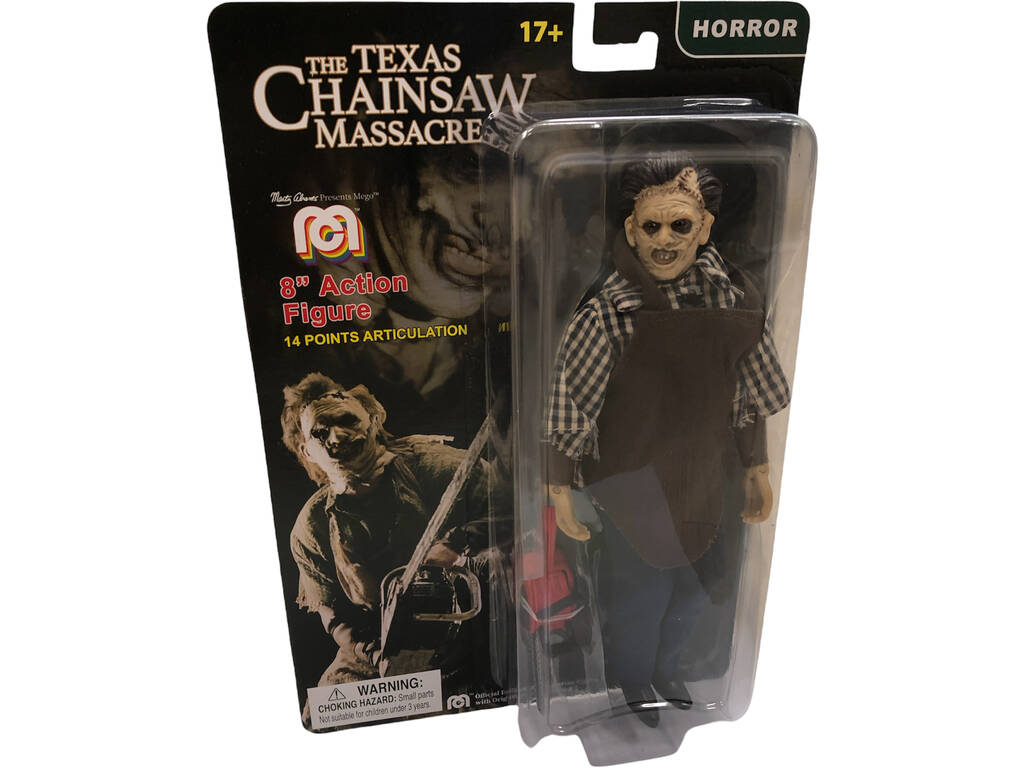 Leatherface Le Massacre de Texas Figurine de collection Mego Toys 62789 