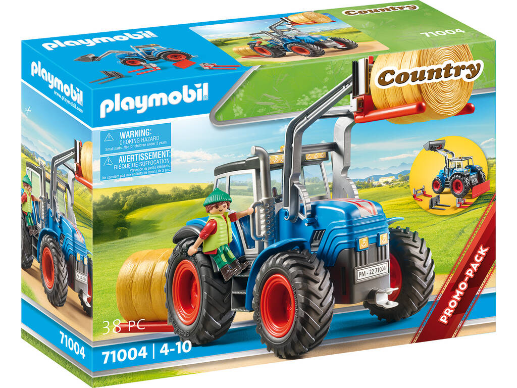 Playmobil - Grand tracteur avec accessoires 71004