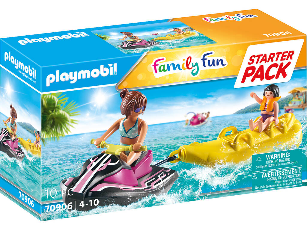 Playmobil Starter Pack Moto de Agua con Bote Banana 70906