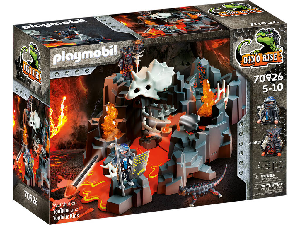 Playmobil Dino Rise Guardian Fuente de Lava 70926