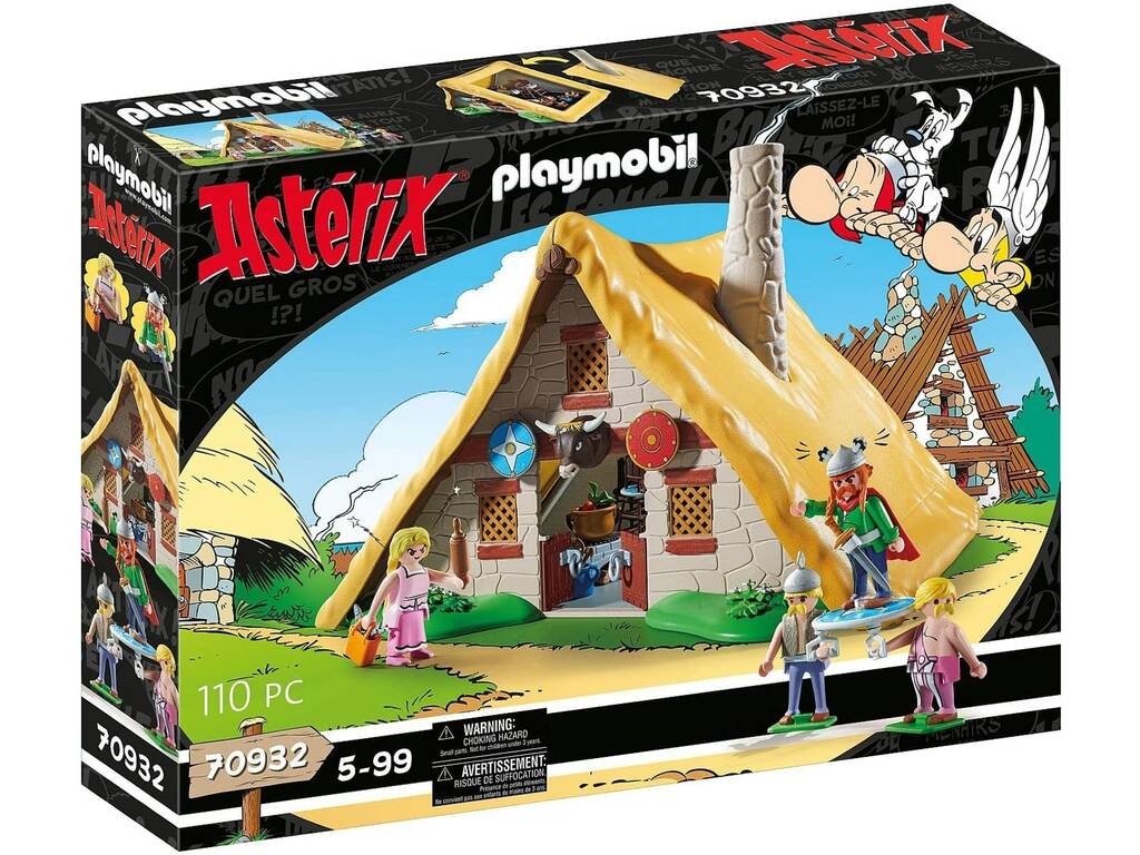 Playmobil Astérix Abraracúrcix Hütte 70932