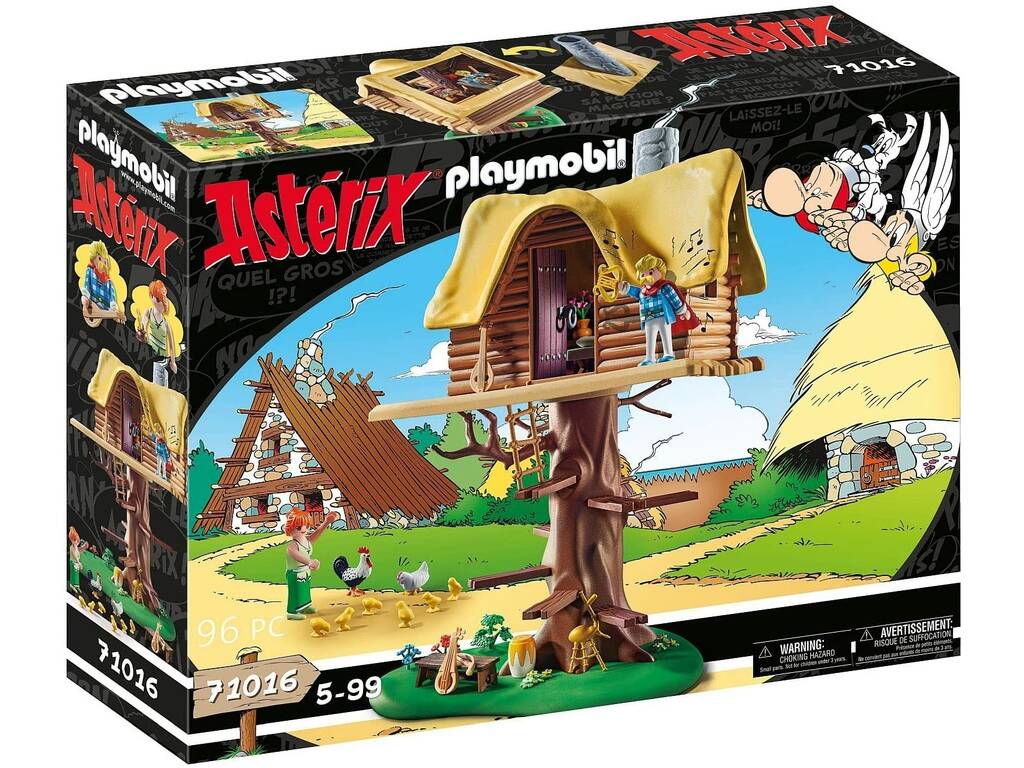 Playmobil Astérix Asurancetúrix mit Baumhaus 71016