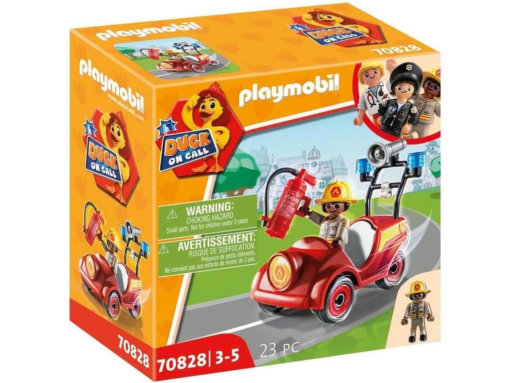 Playmobil Duck On Call Mini Carro de Bombeiros 70828