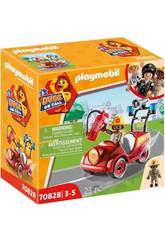 Playmobil Duck On Call Mini Coche de Bomberos 70828