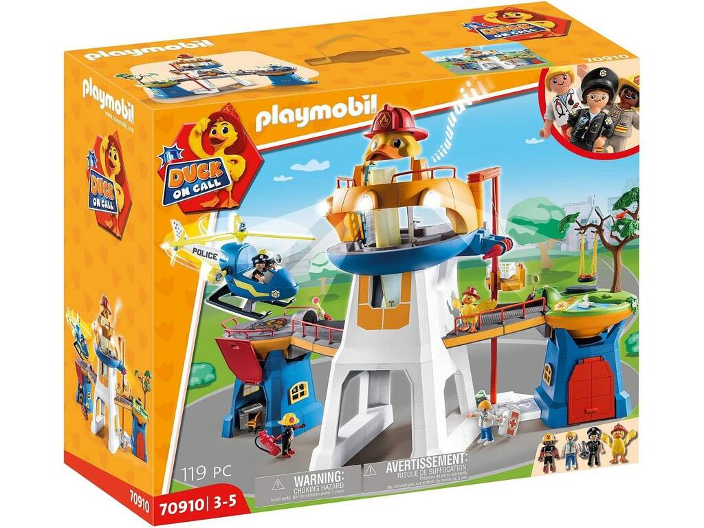 Playmobil Duck On Call Cuartel General 70910