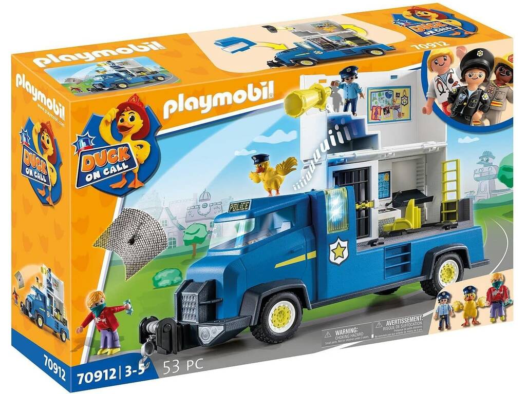 Playmobil Duck On Call Camión de Policía 70912
