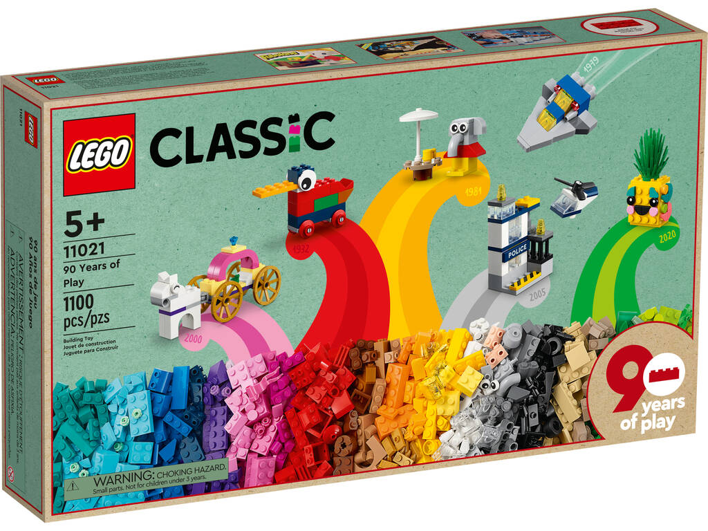 Lego Classic 90 Años de Juego 11021