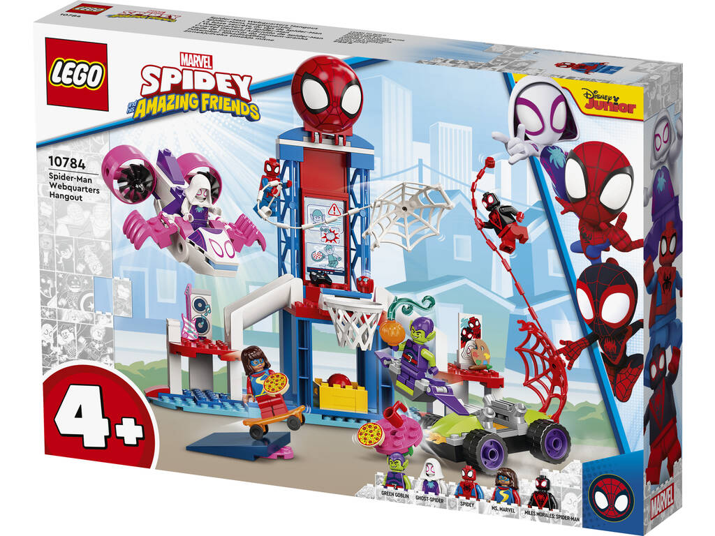 Lego Marvel Cuartel General Arácnido de Spiderman 10784