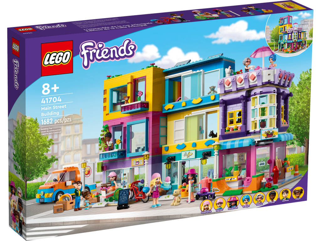 Lego Friends Edificio della strada principale 41704