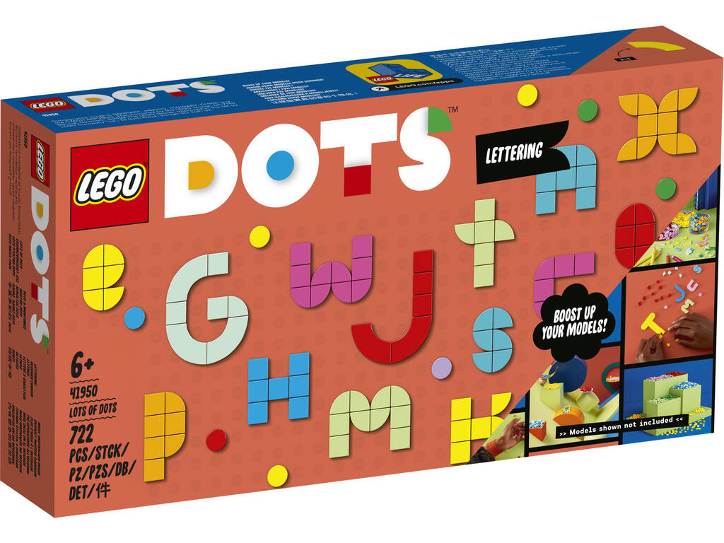 Lego Dots in Hülle und Fülle: Buchstaben 41950