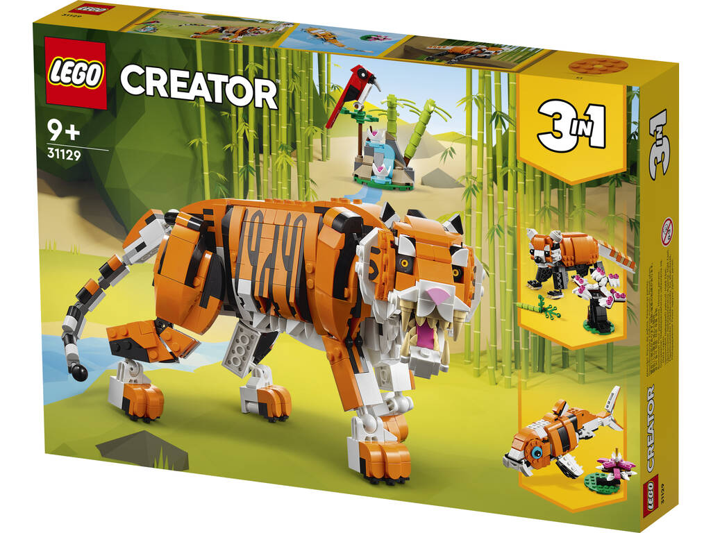 Lego Creator 3 in 1 Tigre Majestueux 31129