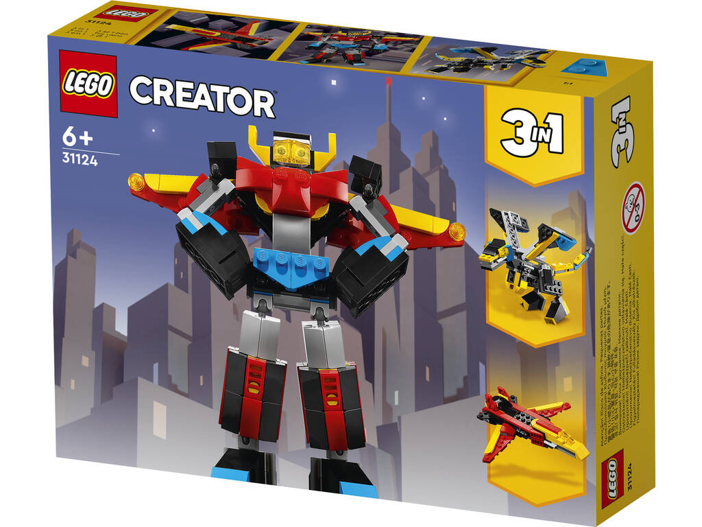 Lego Creator 3 in 1 Invincible Robot 31124
