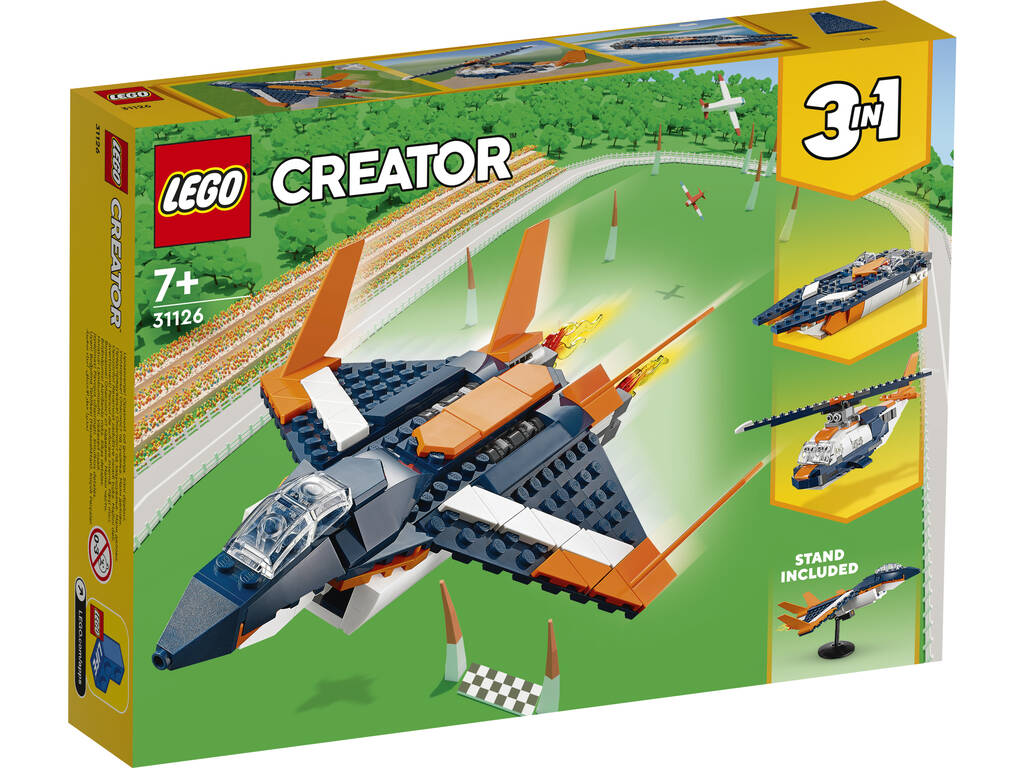 Lego Creator 3 in 1 reattore supersonico 31126
