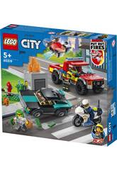 Lego City Rescate de Bomberos y Persecución Policial 60319