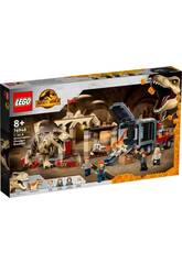 Lego Jurassic World Fuga de los Dinosaurios T. Rex y Atrocirraptor 76948