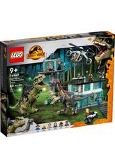 Lego Jurassic World Attacco Giganotosaurus e Therizinosaurus 76949