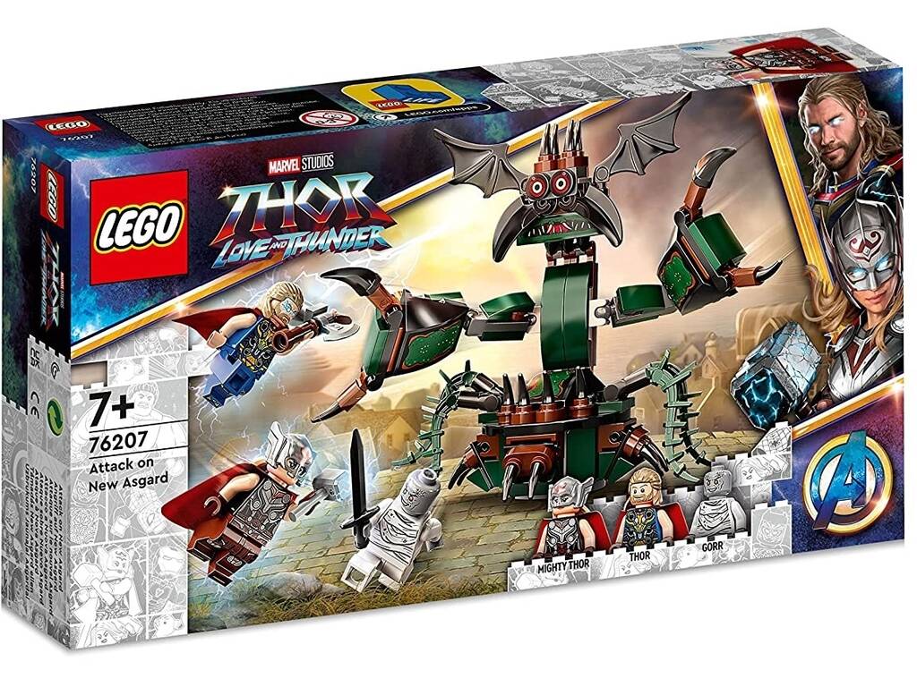 Lego Marvel Thor Love And Thunder Ataque Sobre Nuevo Asgard 76207