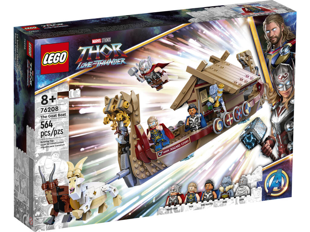 Lego Marvel Thor Love And Thunder Barco Caprino 76208