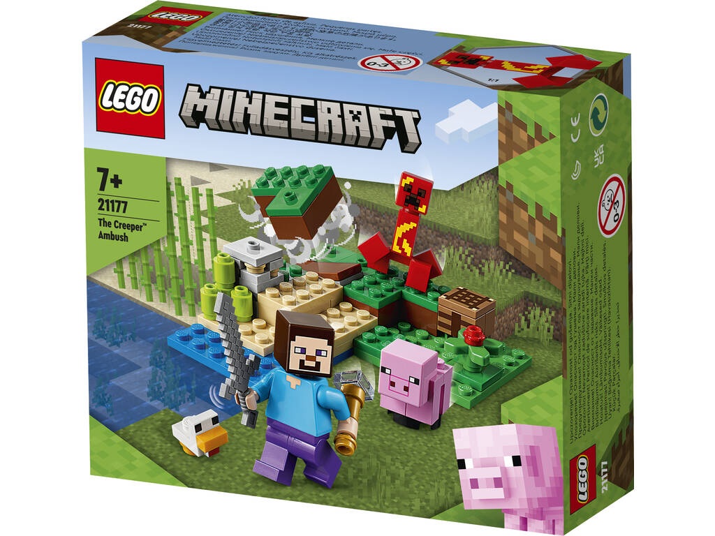 Lego Minecraft Der Hinterhalt des Creepers 21177