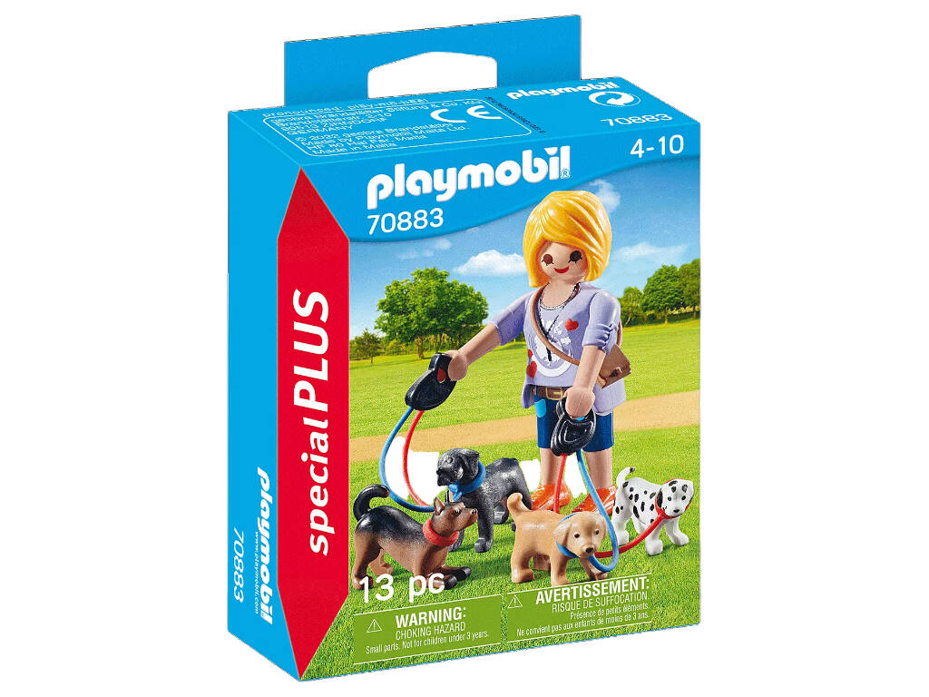 Playmobil Cuidadora de Cachorros 70883