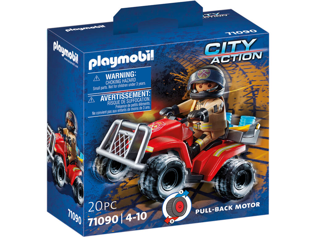 Playmobil Bomberos Speed Quad 71090