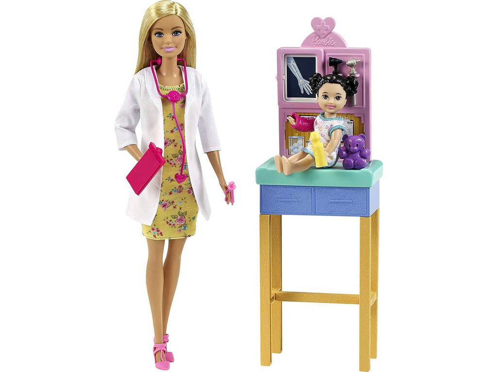Barbie Blonde Kinderarzt Mattel GTN51