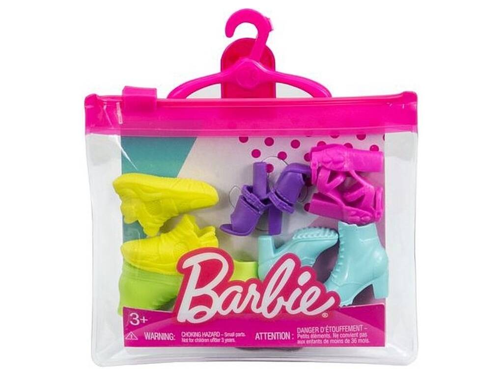 Barbie Pack De Zapatos Mattel HBV30