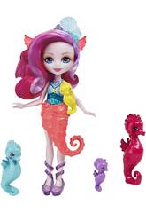 Royal Enchantimals Sedda With Seahorse Family Mattel HCF73
