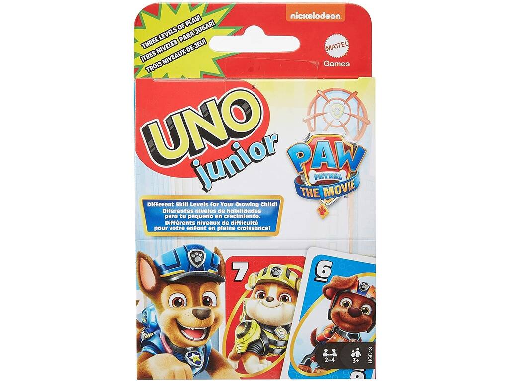 Uno Junior Paw Patrol Junior Mattel HGD13