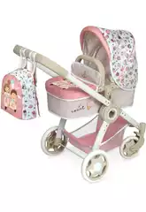 Carro de Bonecas 3 em 1 Dobrável Sweet DeCuevas 80548