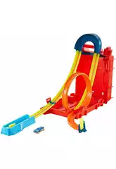 Hot Wheels Track Builder Boite d'Acrobaties en Forme de Bidon Mattel HDX78