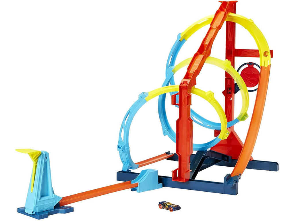 Hot Wheels Track Builder Spiral Track Kit Mattel HDX79