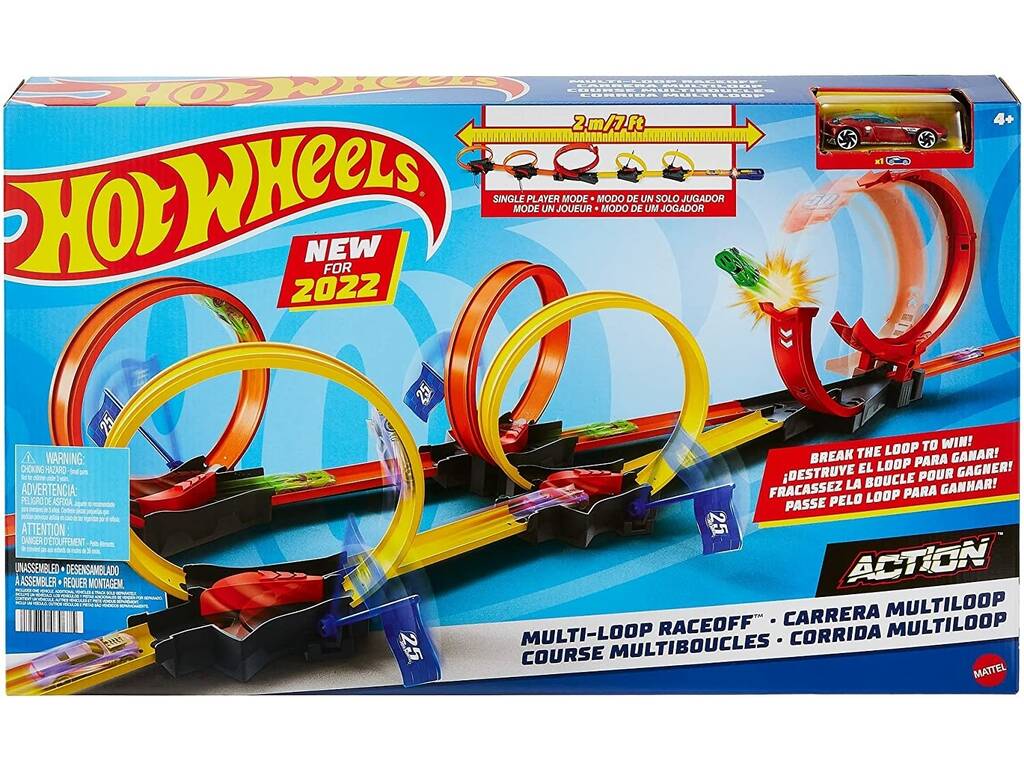 Hot Wheels Action Corrida Multiloopings Mattel HDR83