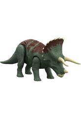 Jurassic World Dominion Triceratops Ruge y Golpea Mattel HDX34