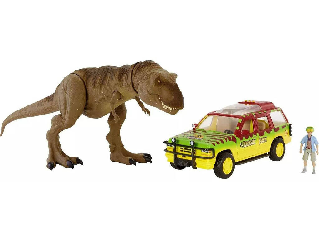 Jurassic World Pack del Huída de Tyrannosaurus Rex Mattel GWN38