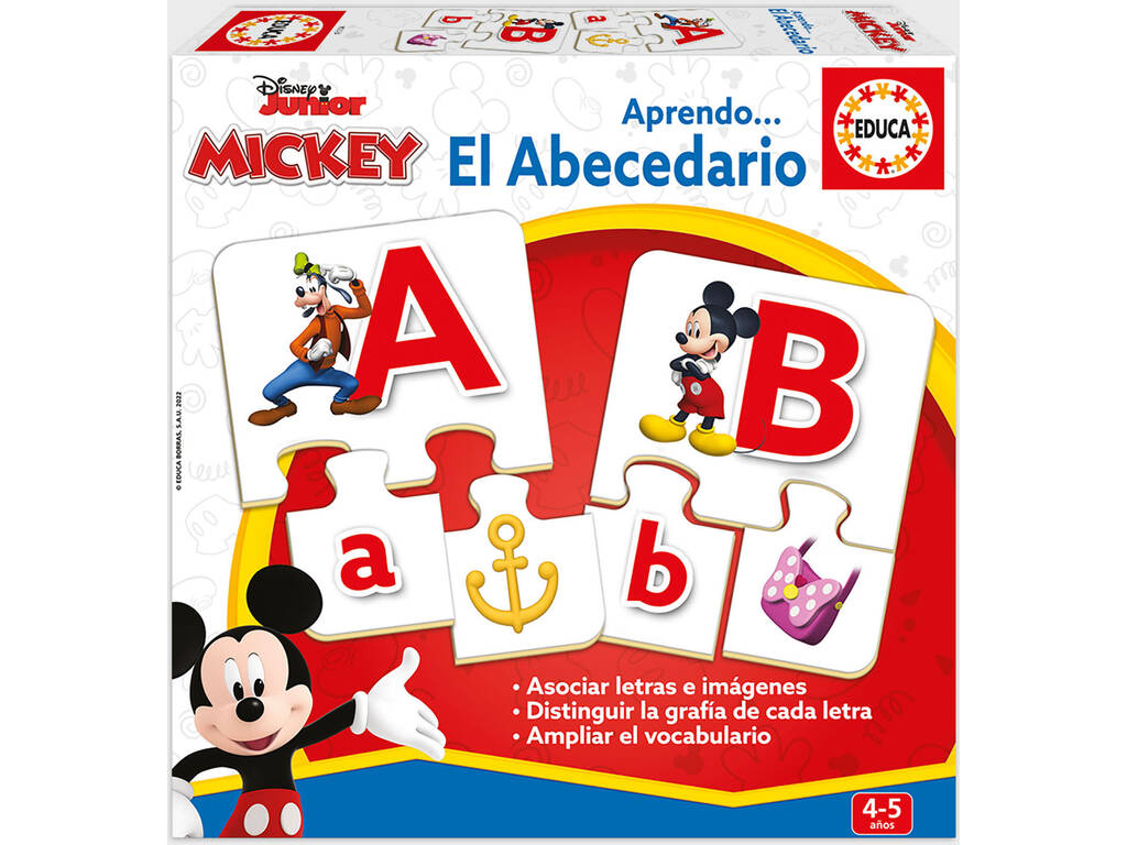 Mickey Ich lerne das Alphabet Educa 19328