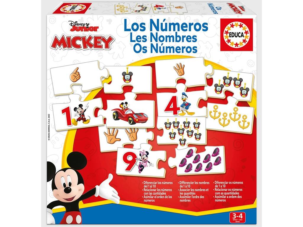 Disney Junior Los Números Mickey Educa 19327