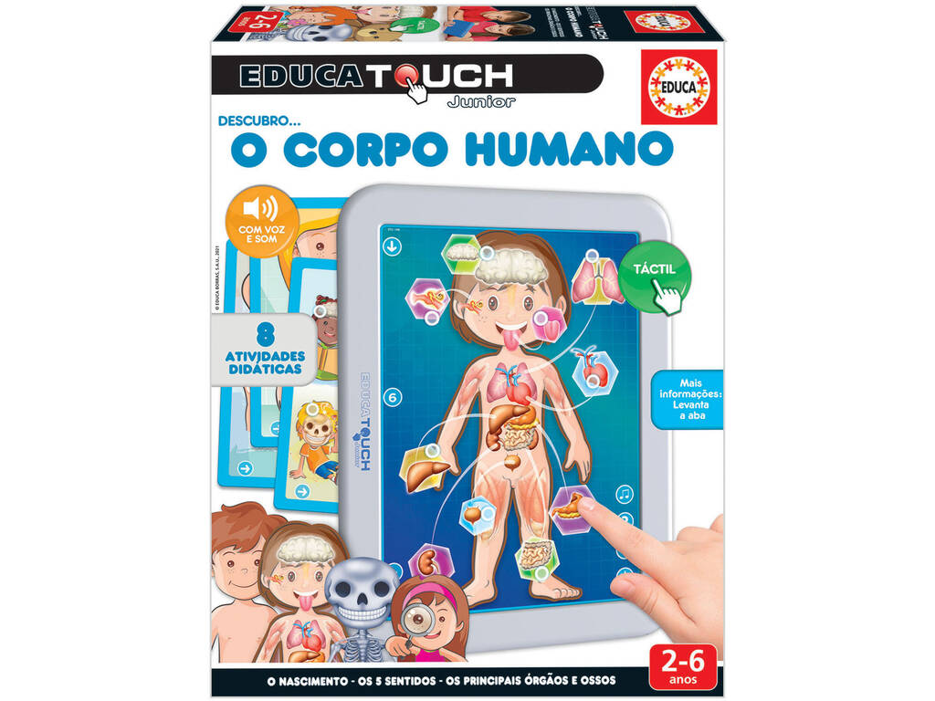 Educa Touch Junior O Corpo Humano Educa 18406