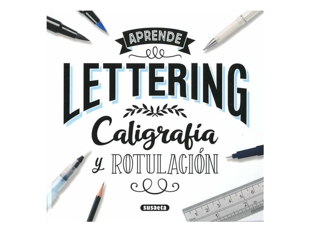 Lettering Calligrafia e lettere di Susaeta S0929999