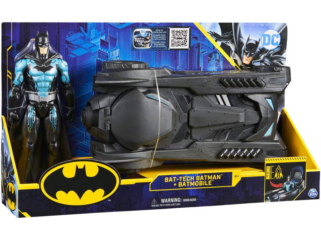 Batman Set Batmovil mit Figur 30 cm. Spin Master 6058417
