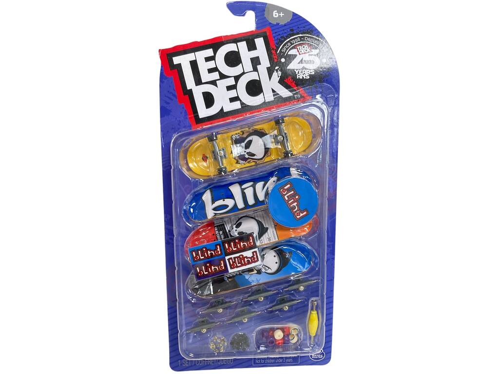 Tech Deck Pack 4 Patines Spin Master 6028815