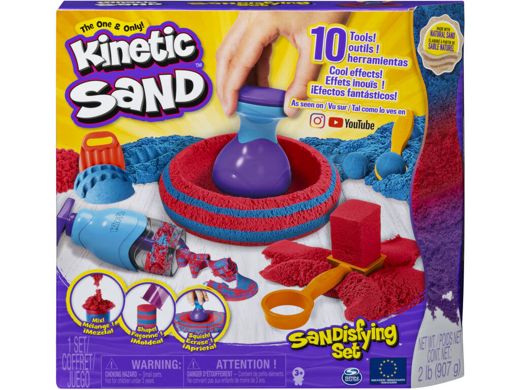 Kinetic Sand Sandisfying Set Spin Master 6047232