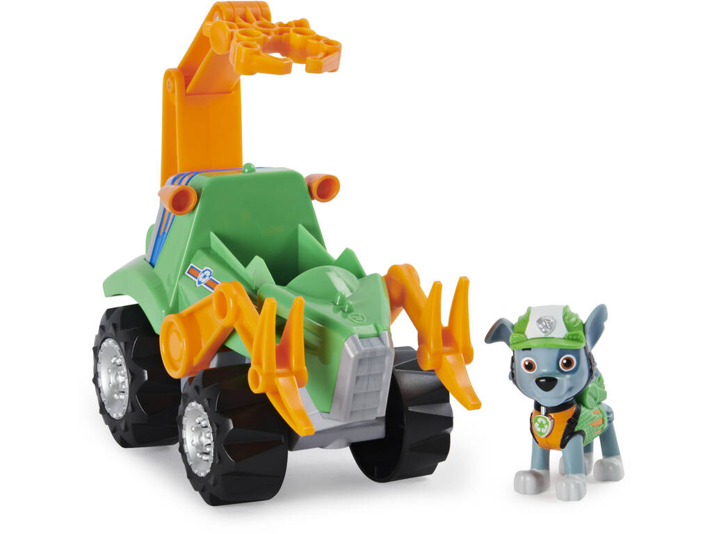 Patrulha Canina Veículo Dino Rescue Rocky Spin Master 6059525