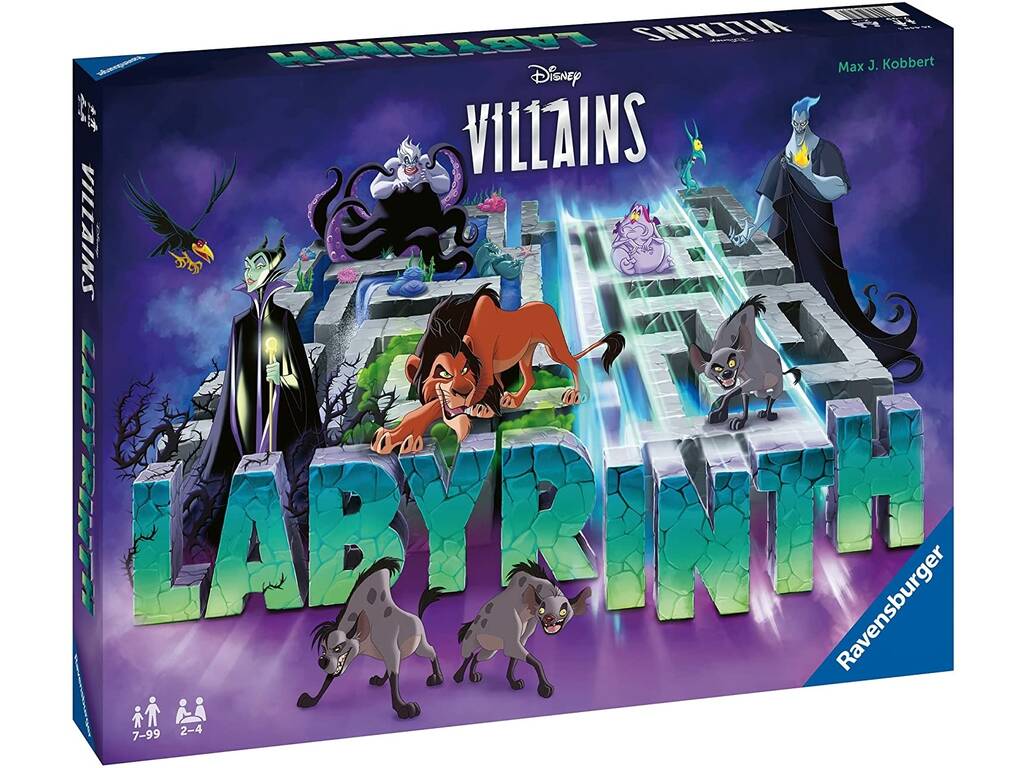 Gioco da tavolo labirinto Disney Villains Ravensburger 27271