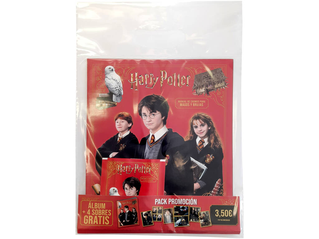 Harry Potter Antology Starter Pack Album con 4 Sobres Panini