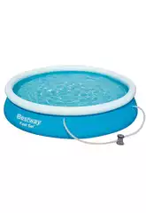 Piscina Desmontável Fast Set Anel Insuflável 244x61 cm. com filtro Bestway 57450
