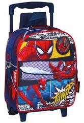 Mochila de Creche Com Rodas Spiderman Pop Perona Bags 57786
