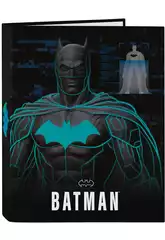 Pasta Folio 4 Argolas Mixtas Batman Bat-Tech Safta 512104067