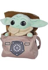 Peluche Star Wars The Mandalorian Baby Yoda en Bolso 20 cm. Simba 6315875807