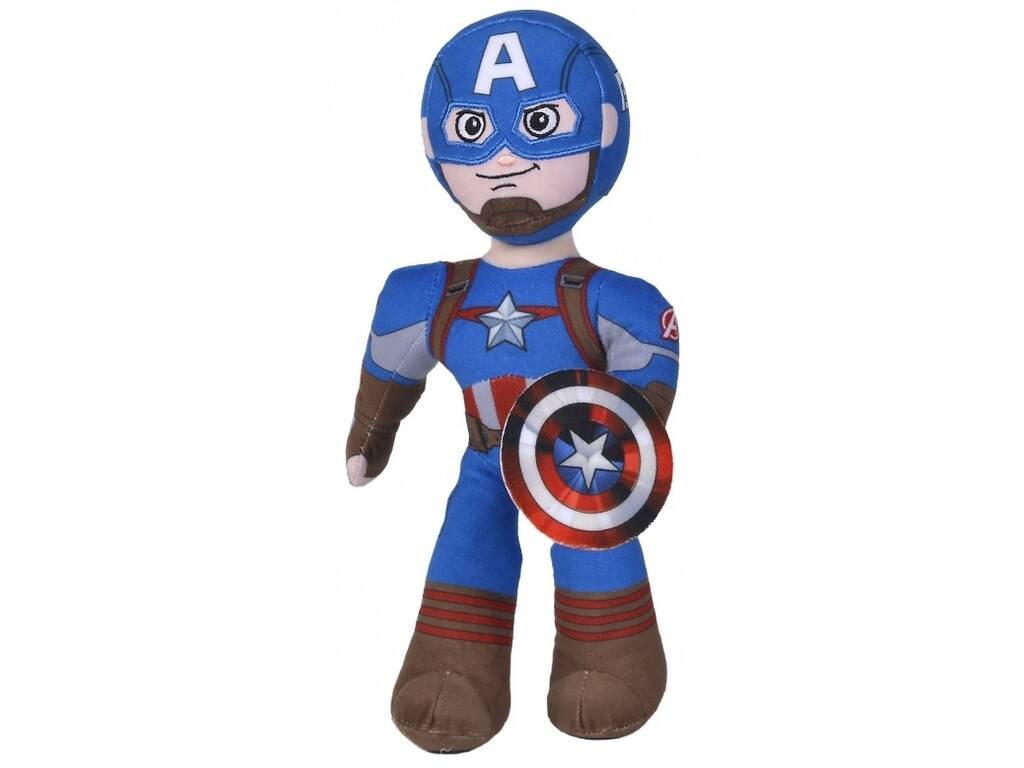 Peluche Articulée Captain America 30 cm. Simba 6315875794